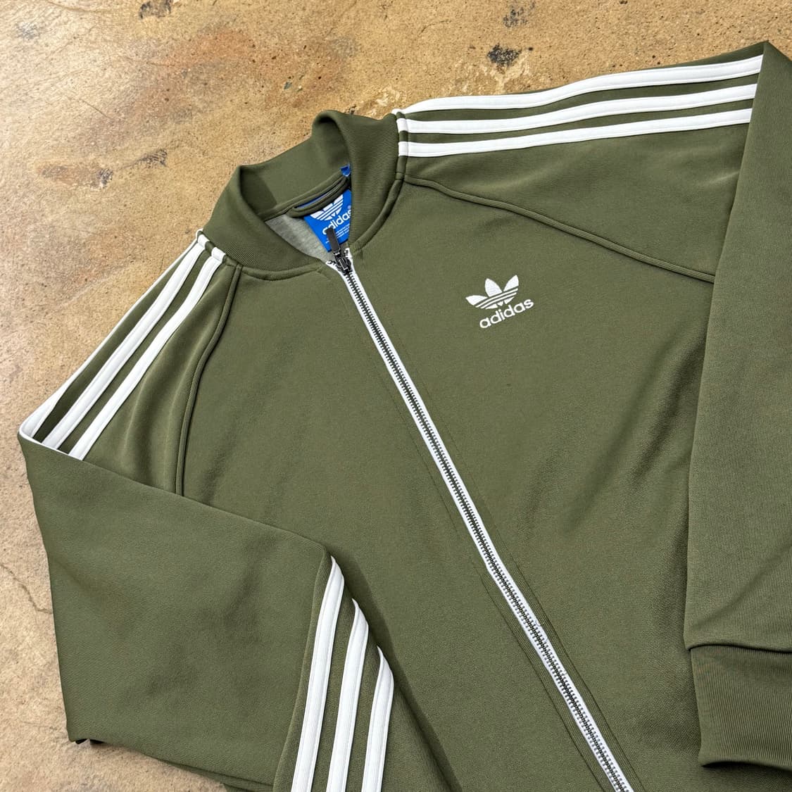 아디다스 카키 슈퍼스타 져지 트랙탑 95 상품이미지1
