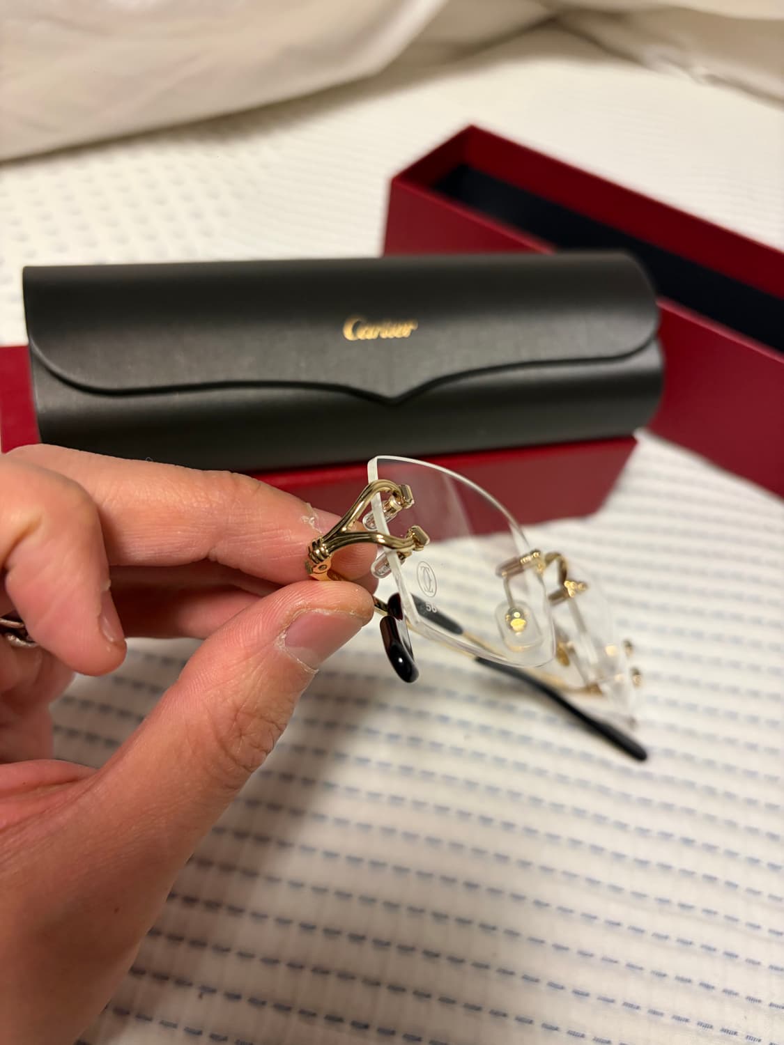 까르띠에 무테 안경 상품이미지3