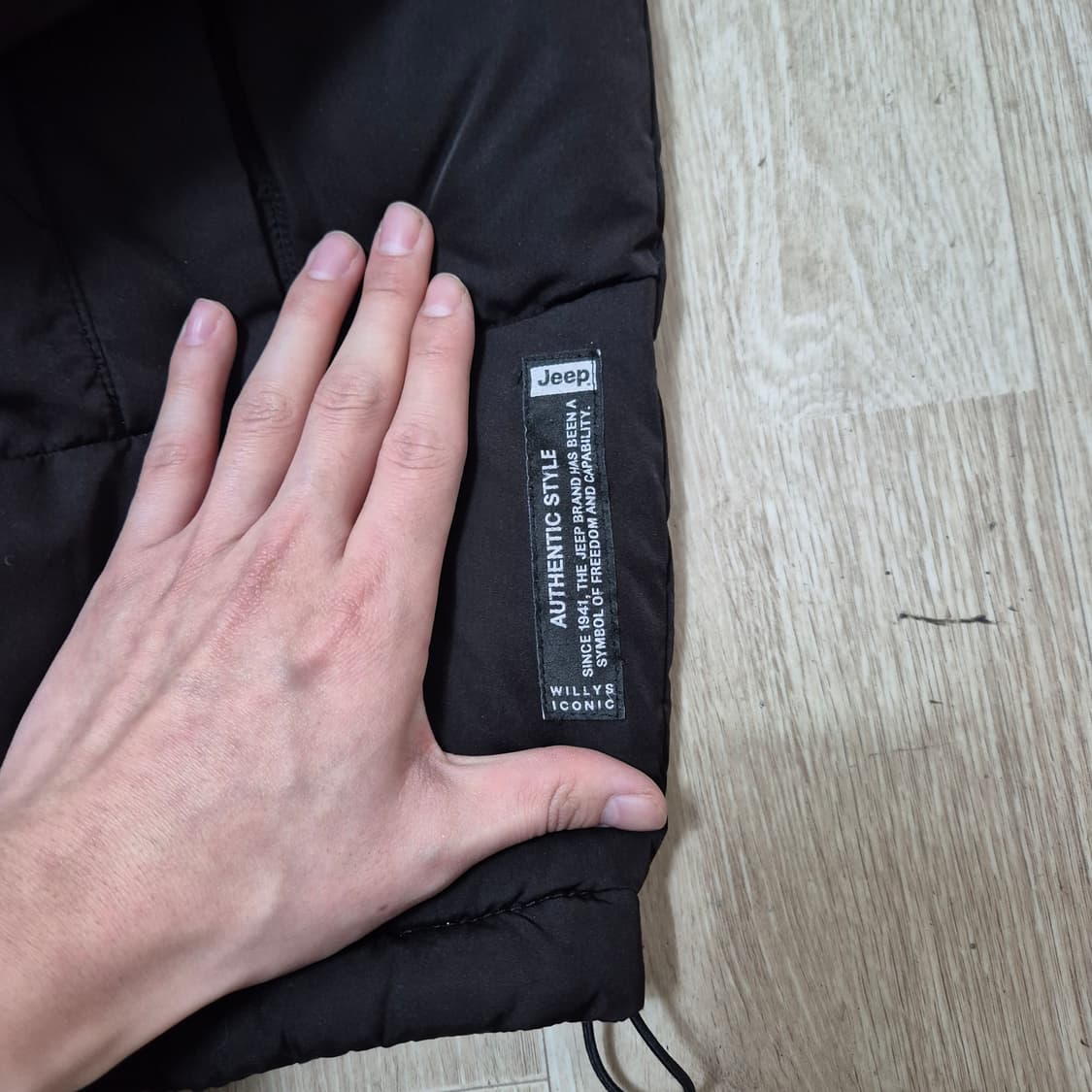 지프 빅로고 구스다운 패딩 점퍼  상품이미지4