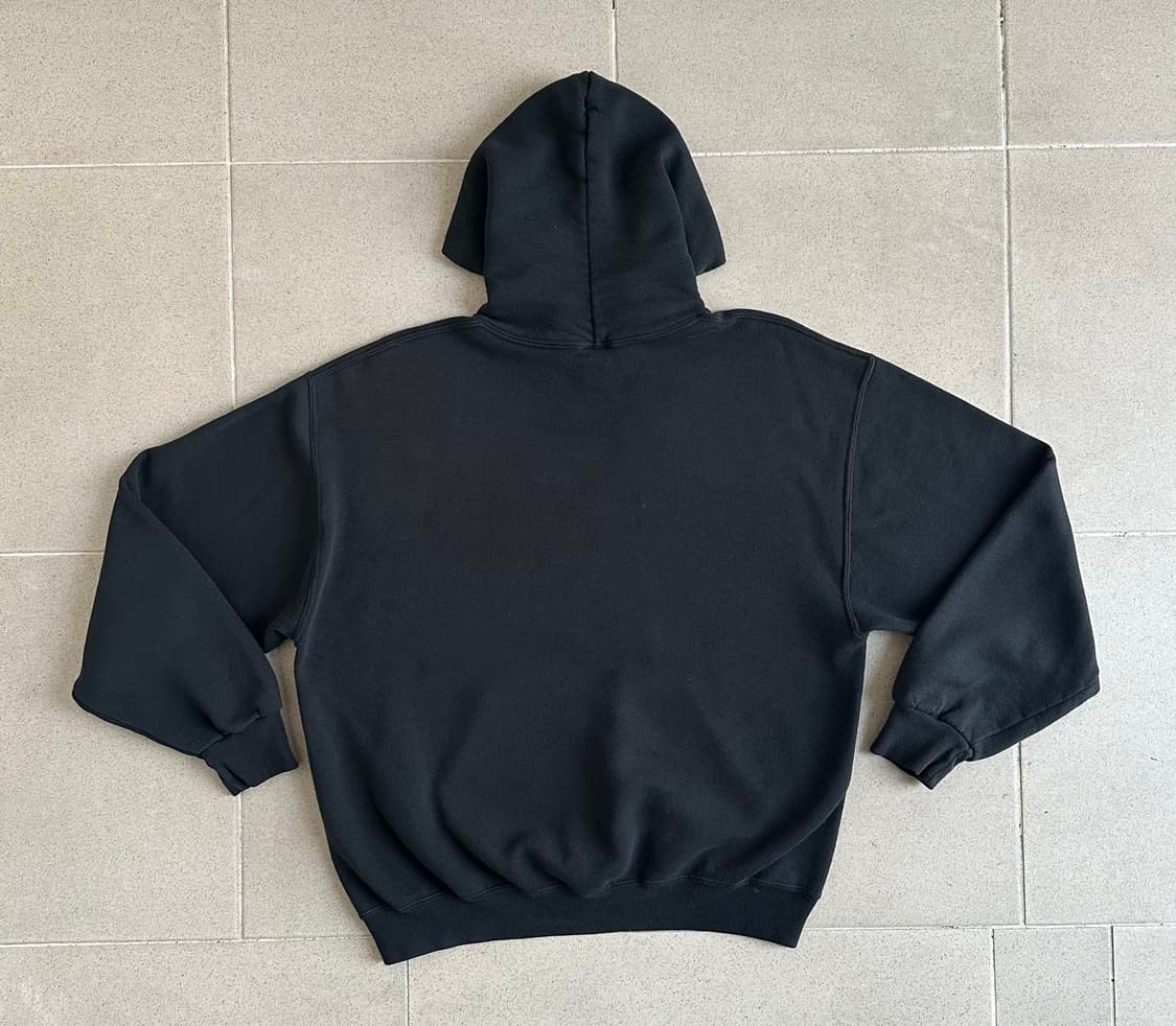 90s 빈티지 러셀 후드 블랙 L 상품이미지2