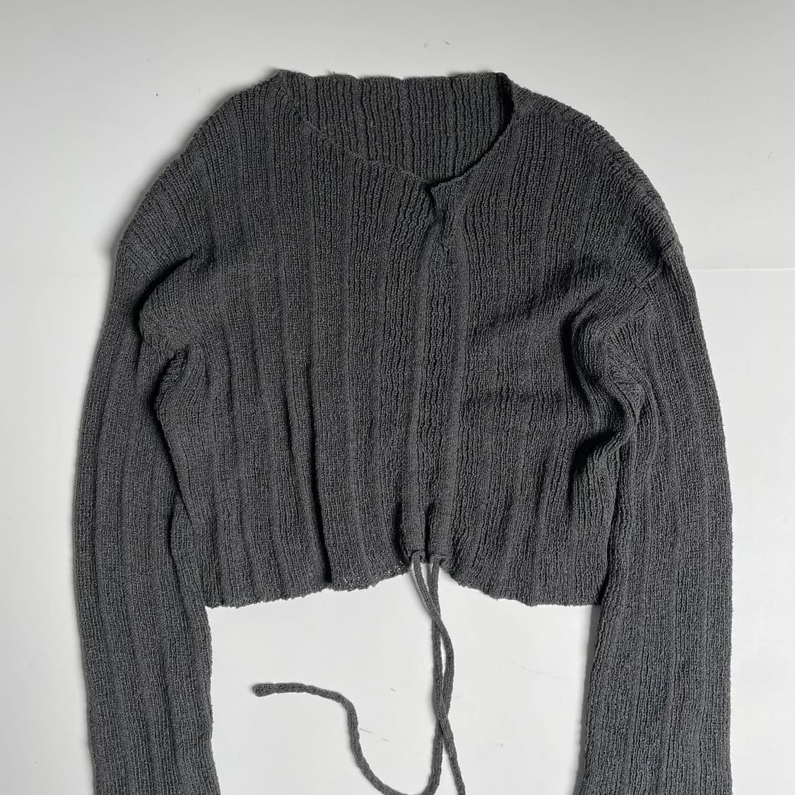 스트링 포인트 폴리 롱 슬리브 상품이미지2