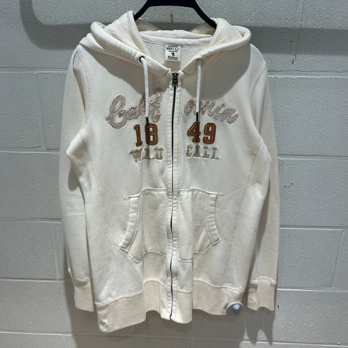 WHO.A.U White Zip-Up Hoodie 상품이미지7