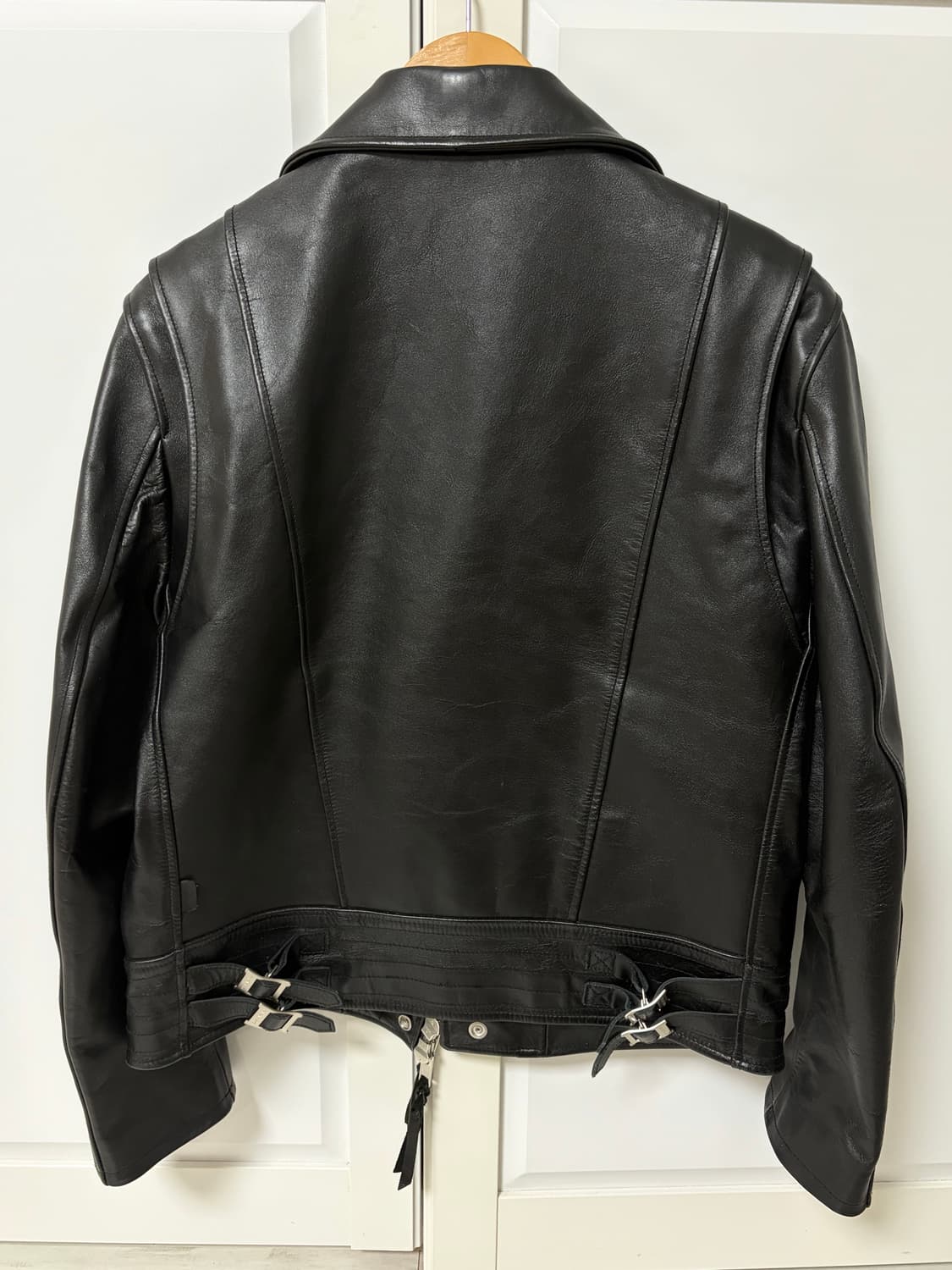 디아프바인 DIAFVINE 더블라이더 소가죽 가죽자켓 M 상품이미지2