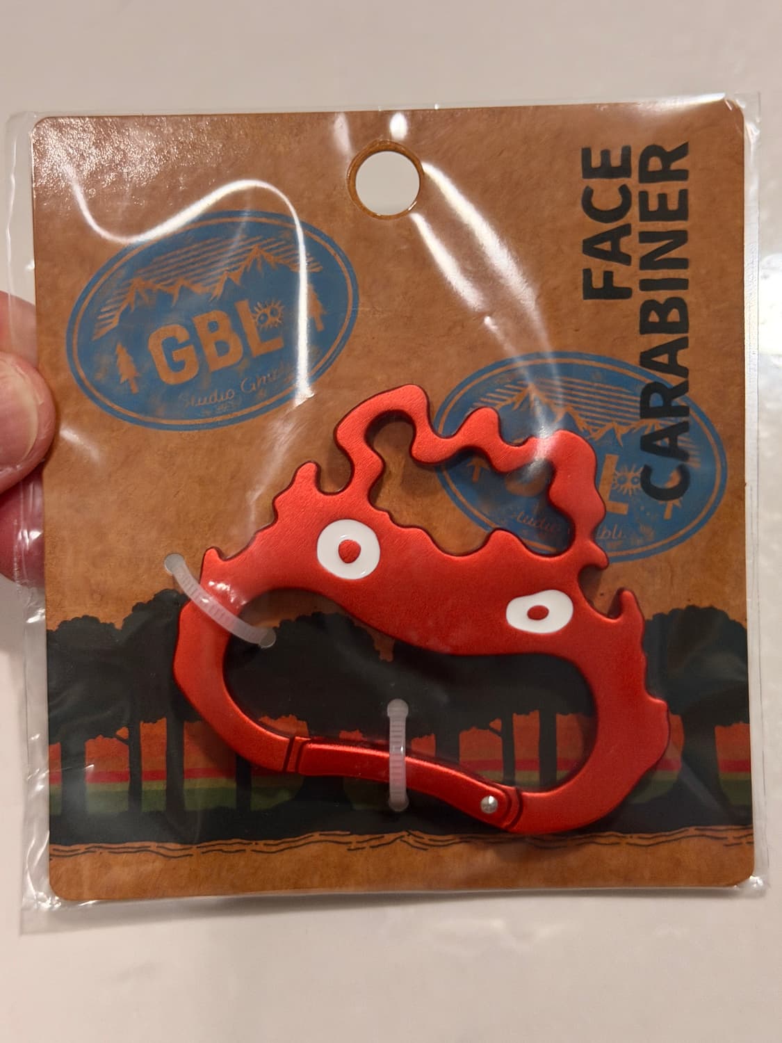 스튜디오 지브리 하울의 움직이는 성의 캘시퍼 카라비너 상품이미지1