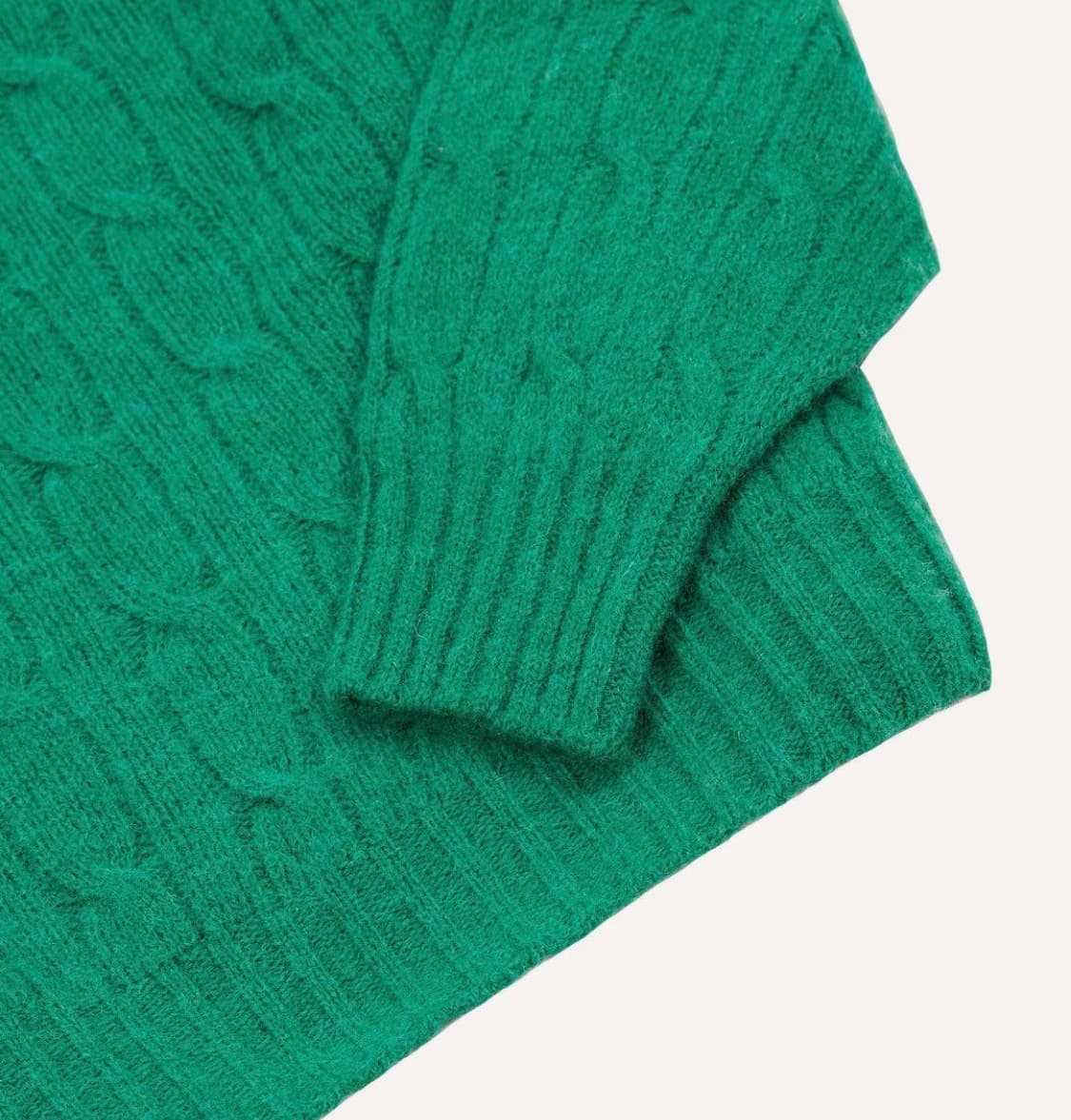 [XL]드레익스 Green Brushed Shetland Cable 니트 상품이미지5