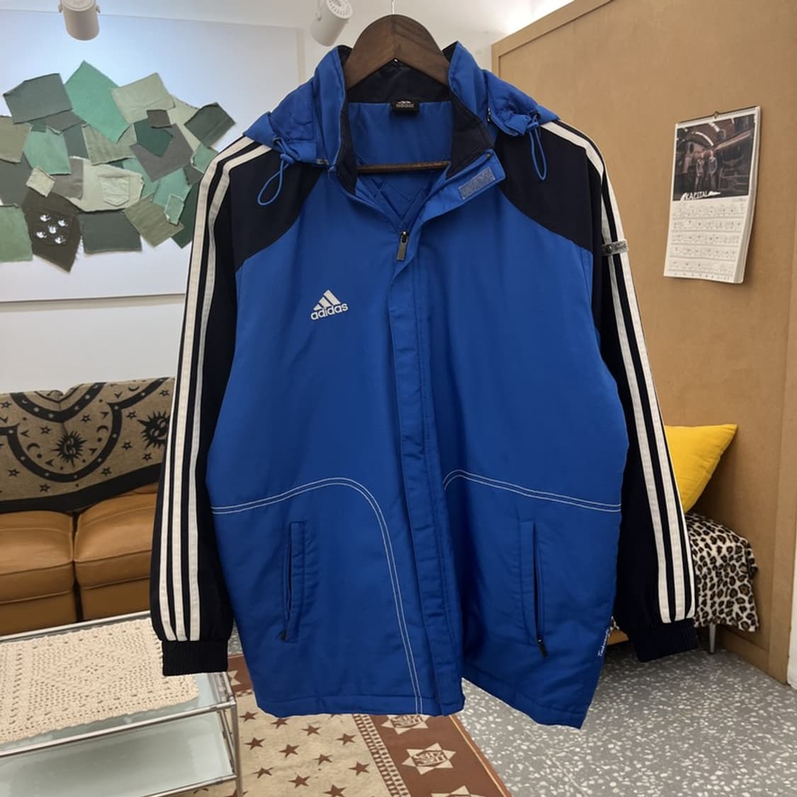 아디다스 레트로 스포티 빈티지 바람막이 자켓 80 C10224 상품이미지3