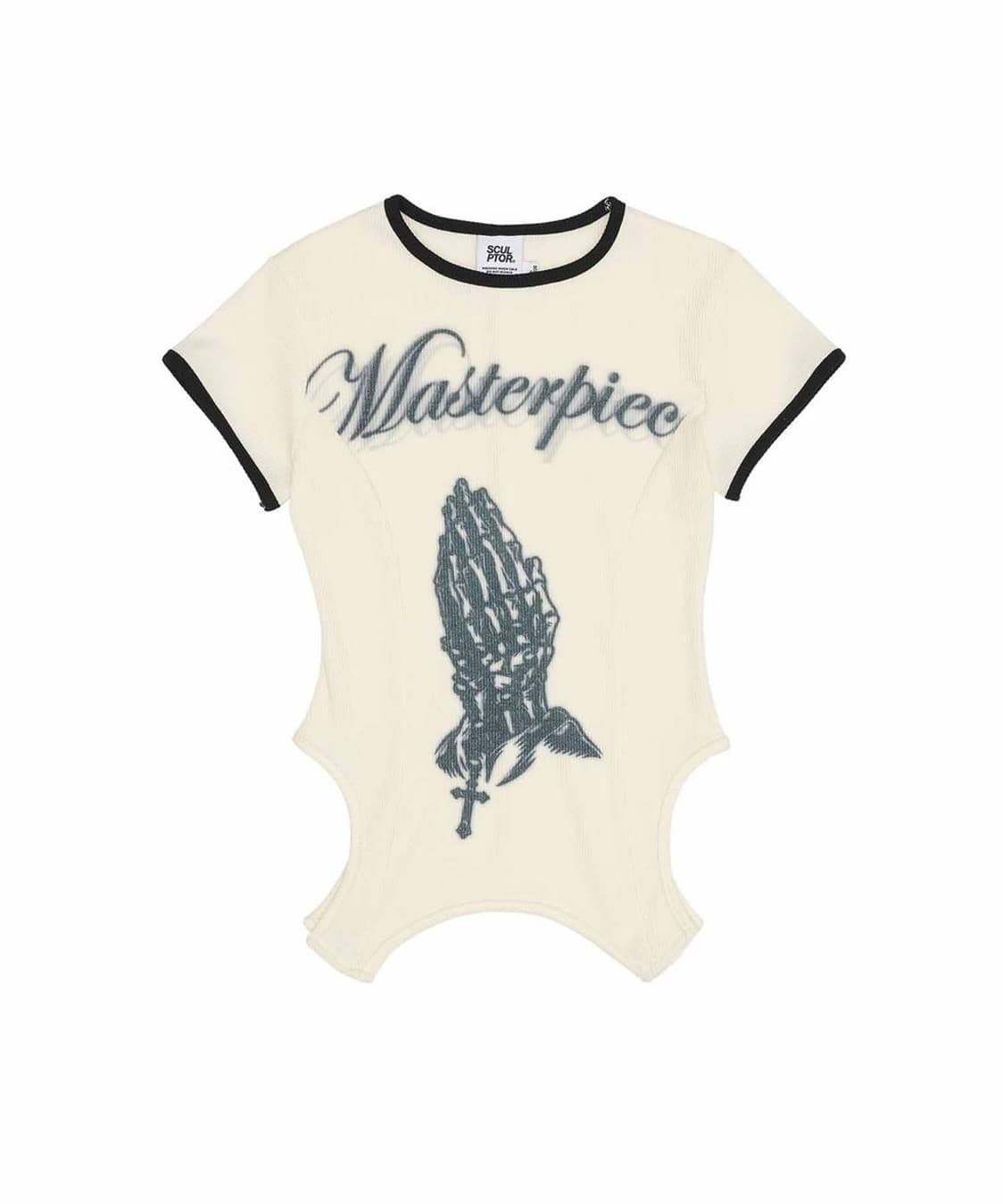 [S] 스컬프터 코르셋 라인 티 상품이미지1