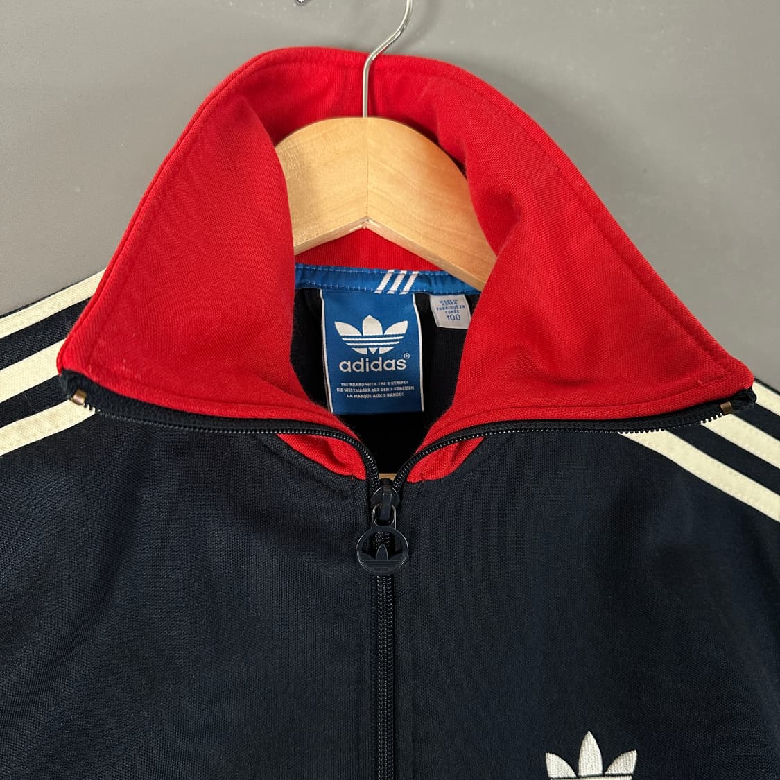 아디다스 유로파 트랙탑 져지 남빨 레드 네이비 100 [021905] 상품이미지7