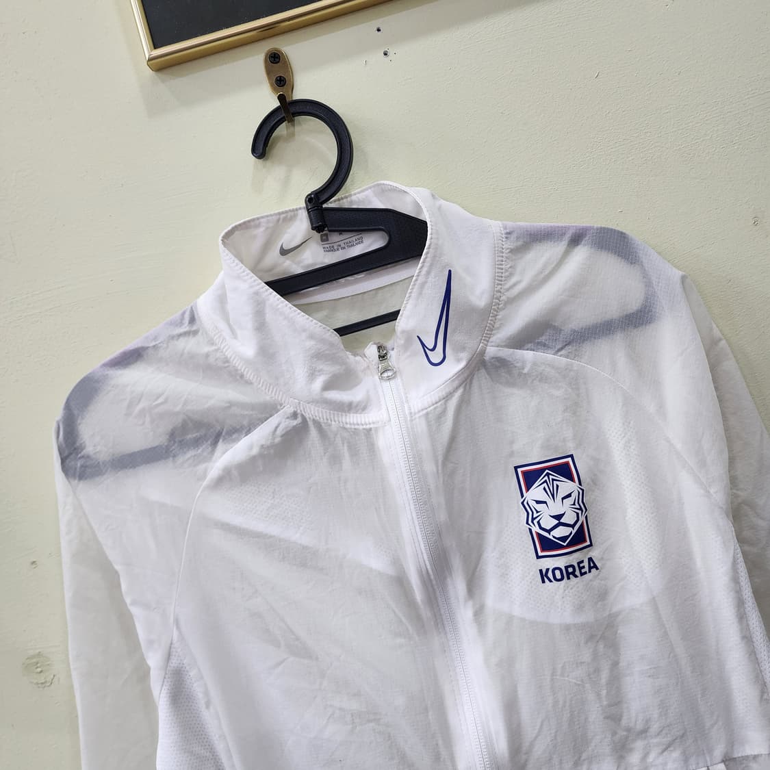 나이키 KOREA 국가대표 화이트 윈드브레이커 자켓 상품이미지2