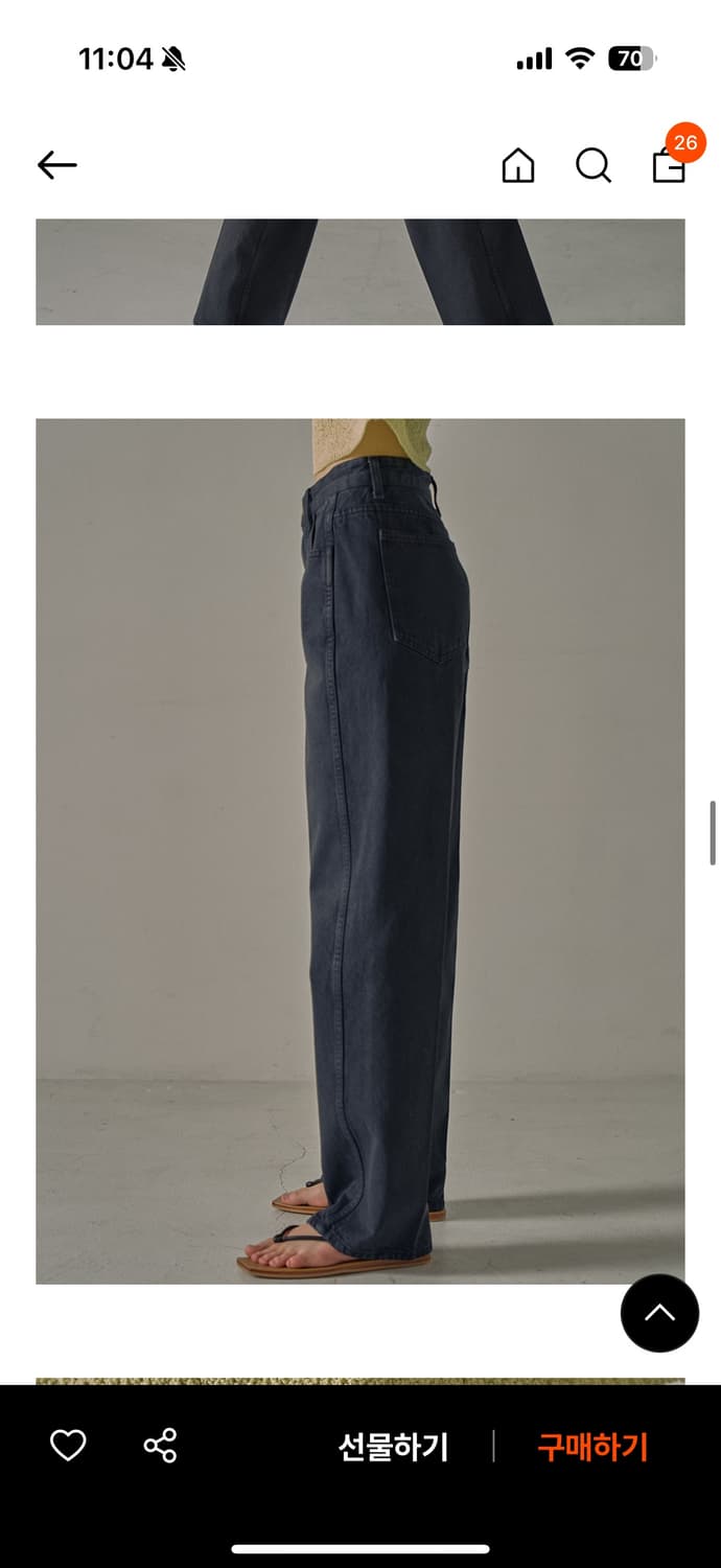 파사드패턴 클래식데님 빈티지블랙 s 상품이미지4