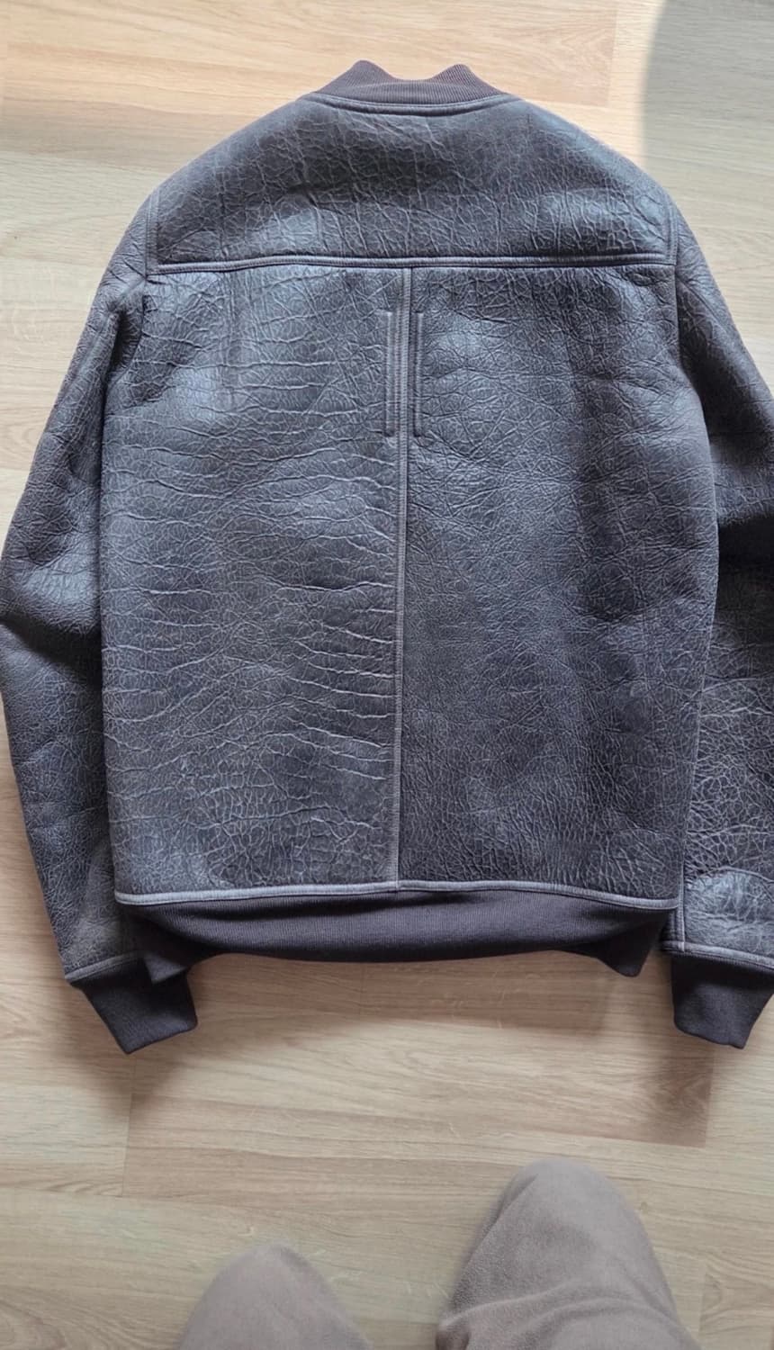 18FW 릭 오웬스 양가죽 레더 봄버 상품이미지7