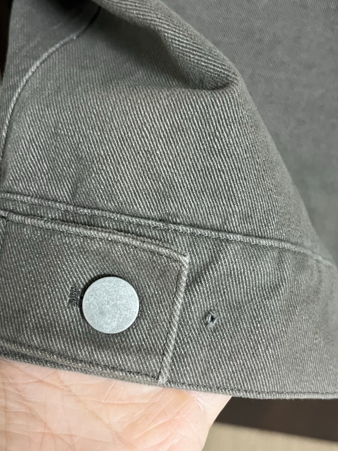 1011갤러리 Gallery work jacket-washed khaki 상품이미지5