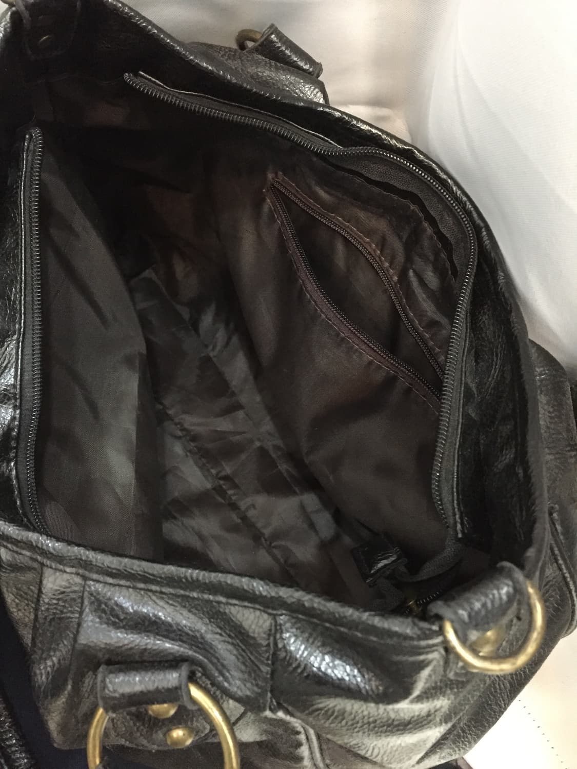 빈티지 소프트 레더 보부상 숄더백 상품이미지3