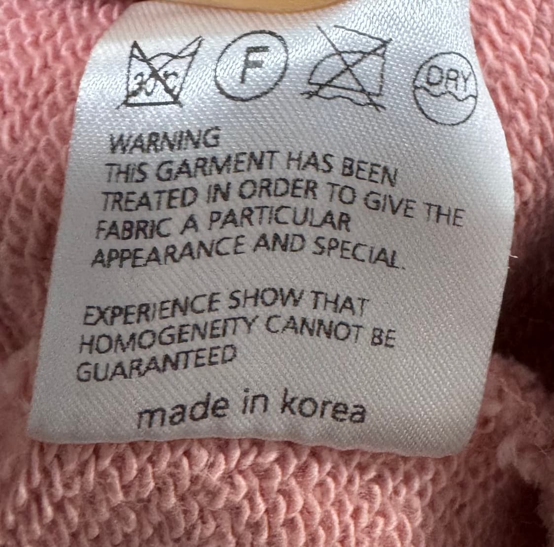 아카이브제이투유 핑크 맨투맨 상품이미지8