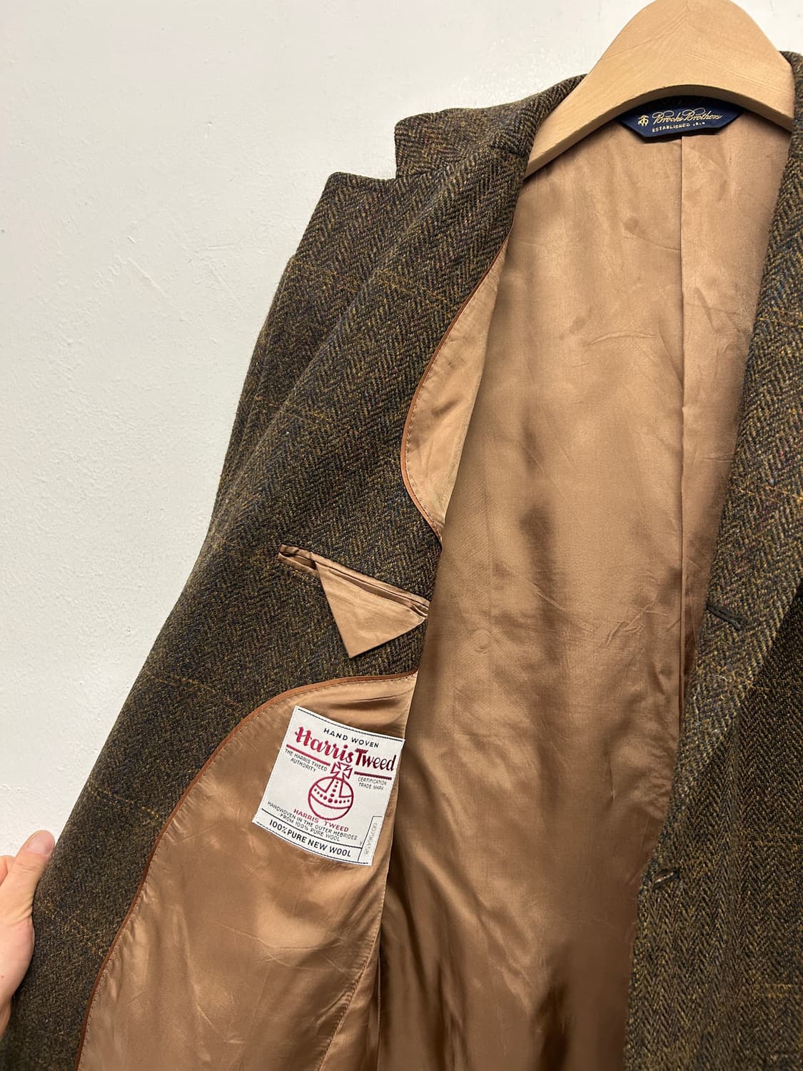 브룩스 브라더스 헤리스트위드 울 자켓 상품이미지5