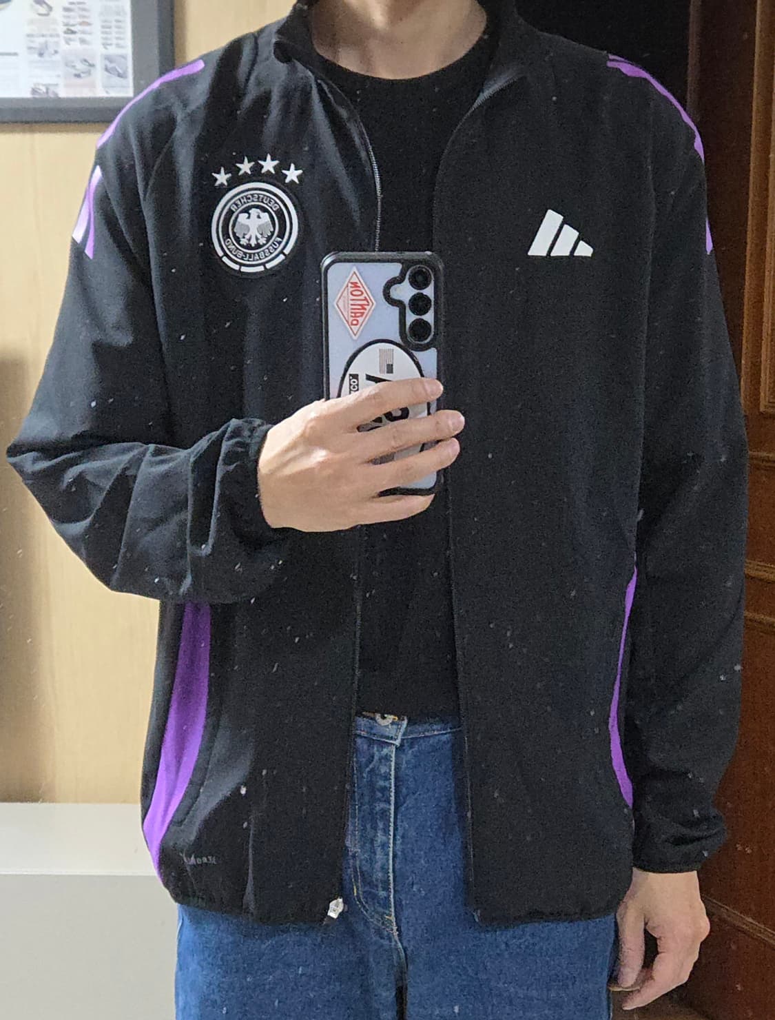 (착샷) 아디다스 DFB 독일 국대 트레이닝 탑 자켓 상품이미지10