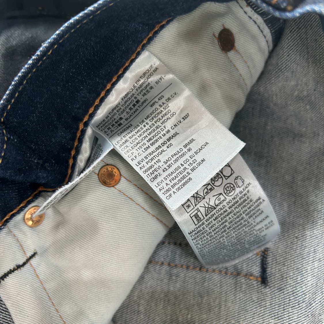 리바이스 데님팬츠 504 36 상품이미지4