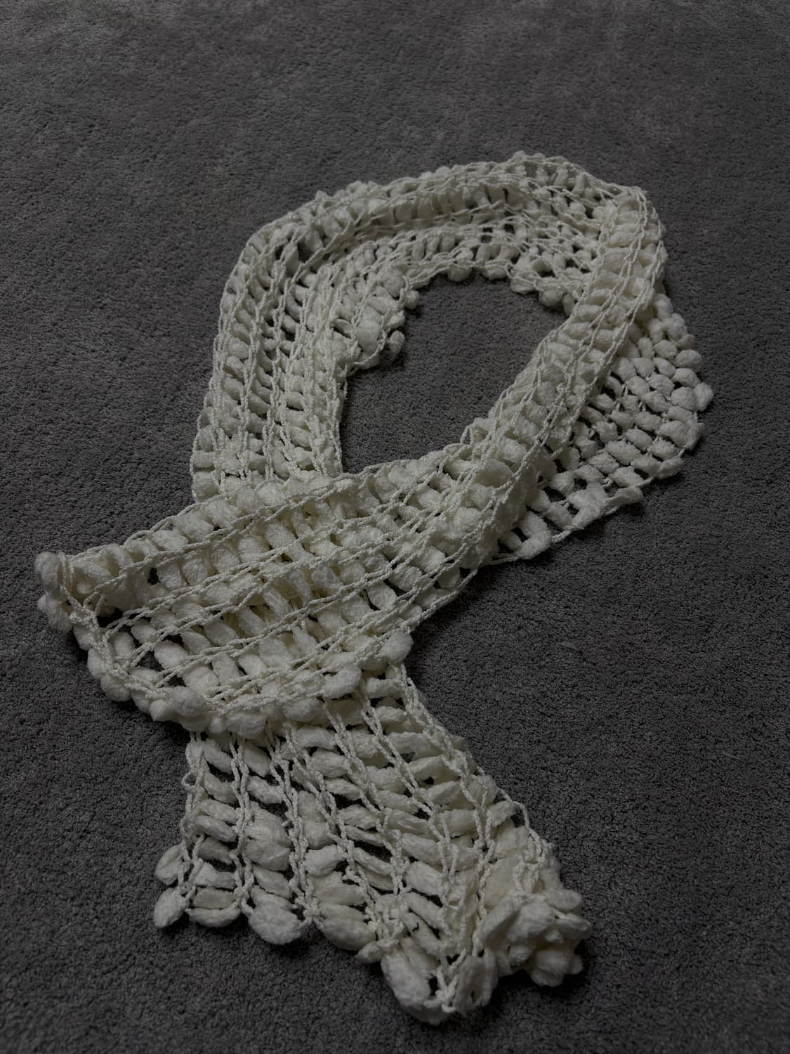 Vintage grunge punk mood fishnet muffler 상품이미지1