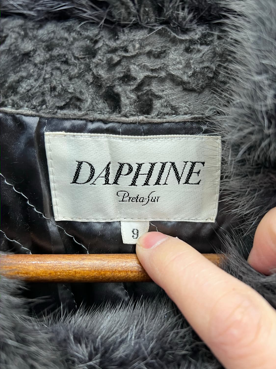 DAPHNE 90s Real Fur Karakul Coat 상품이미지3