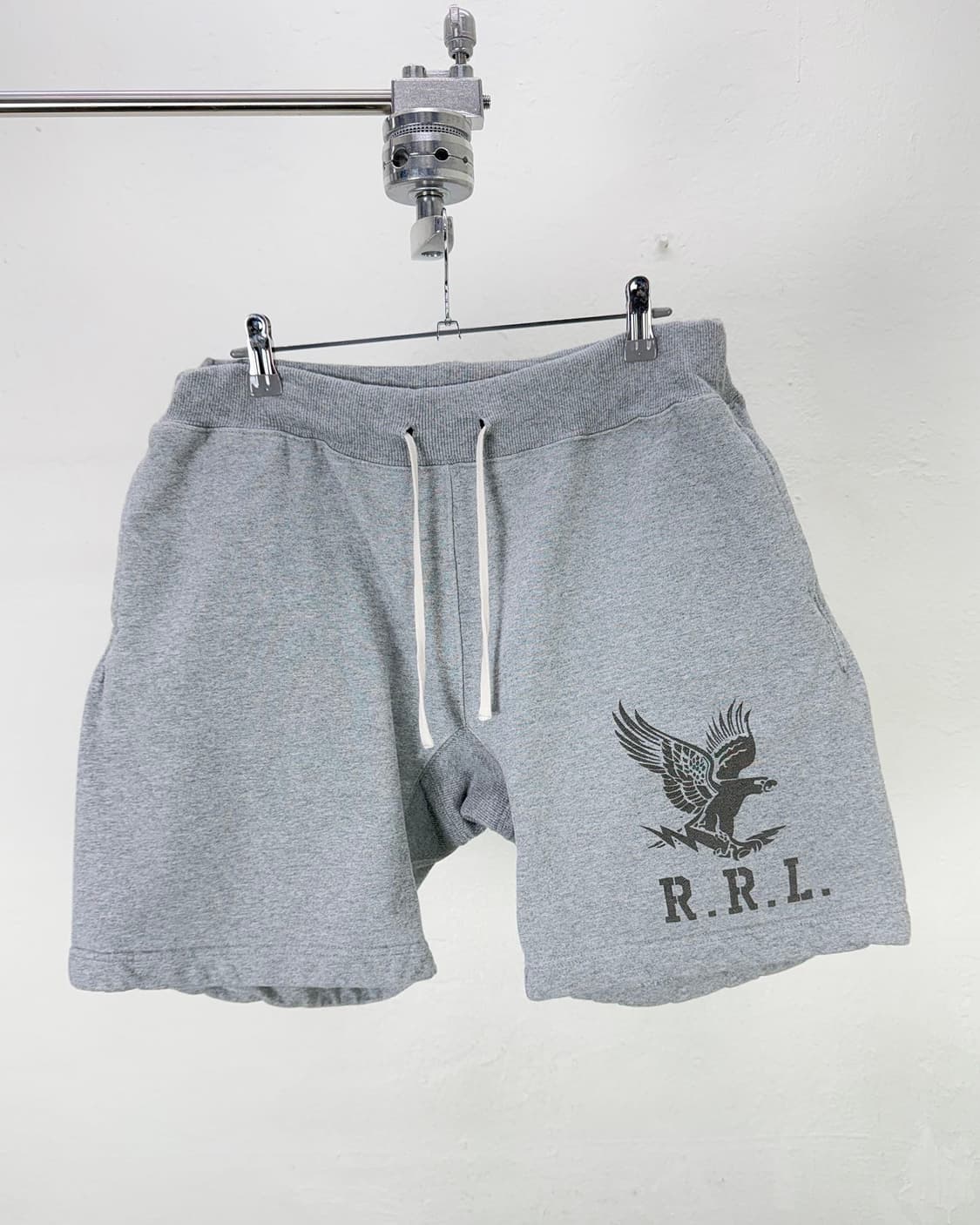 더블알엘 라이트 그레이 스웻 쇼트 팬츠 상품이미지1