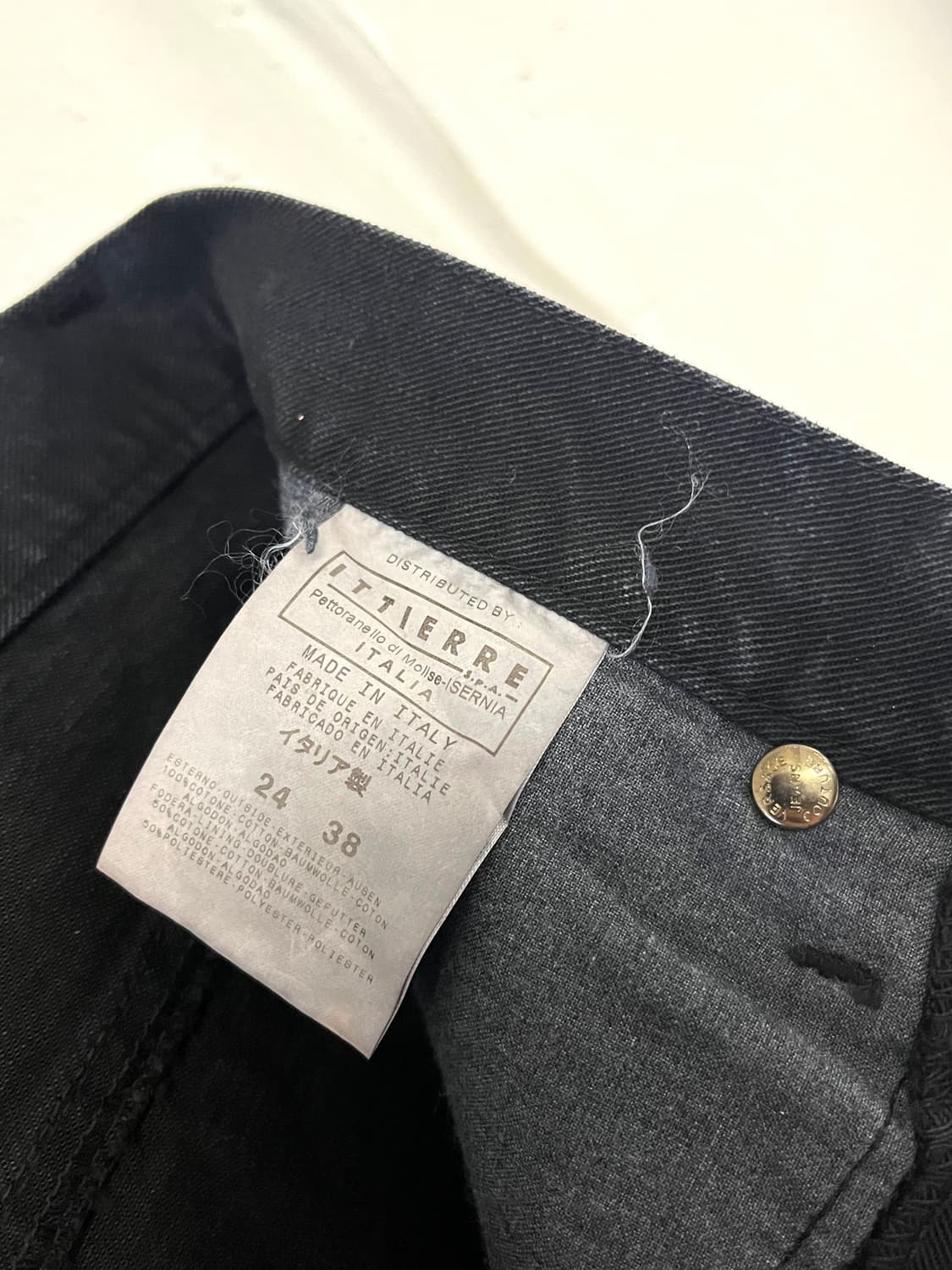 베르사체 체인 부츠컷 데님 플레어 팬츠 상품이미지7