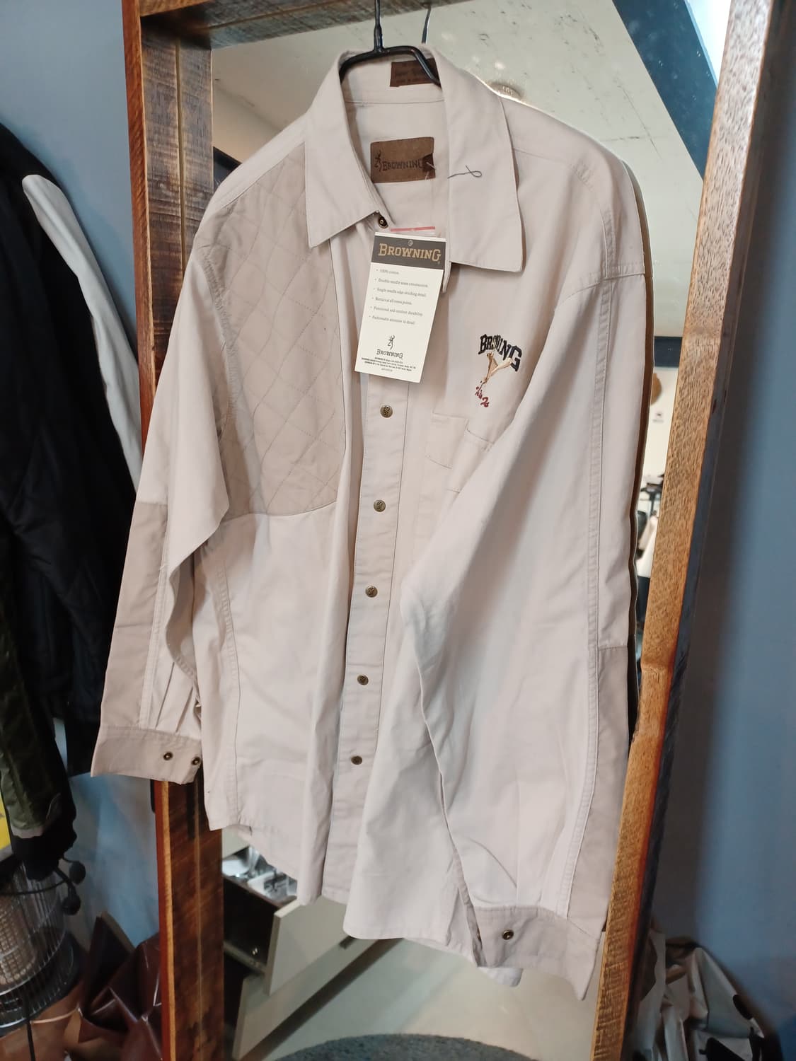 브라우닝 헌팅 코튼 면 긴팔 셔츠자켓 m L 상품이미지4