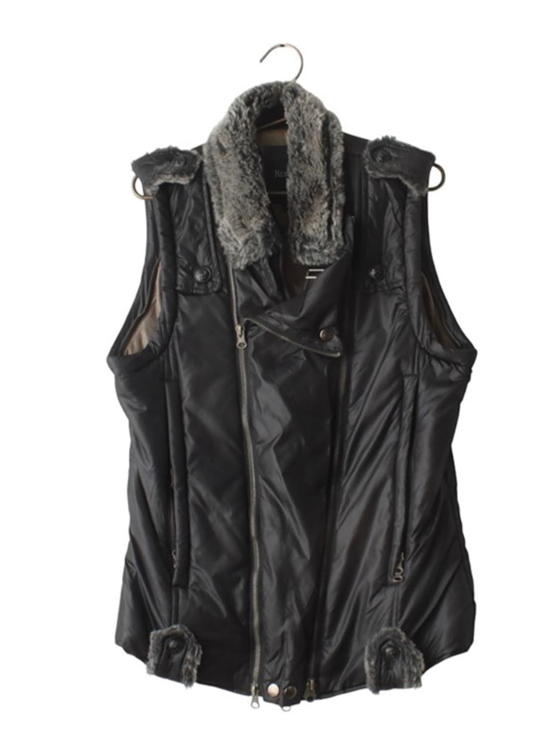 RUMOR 퀼팅 퍼 라이더 자켓 상품이미지8