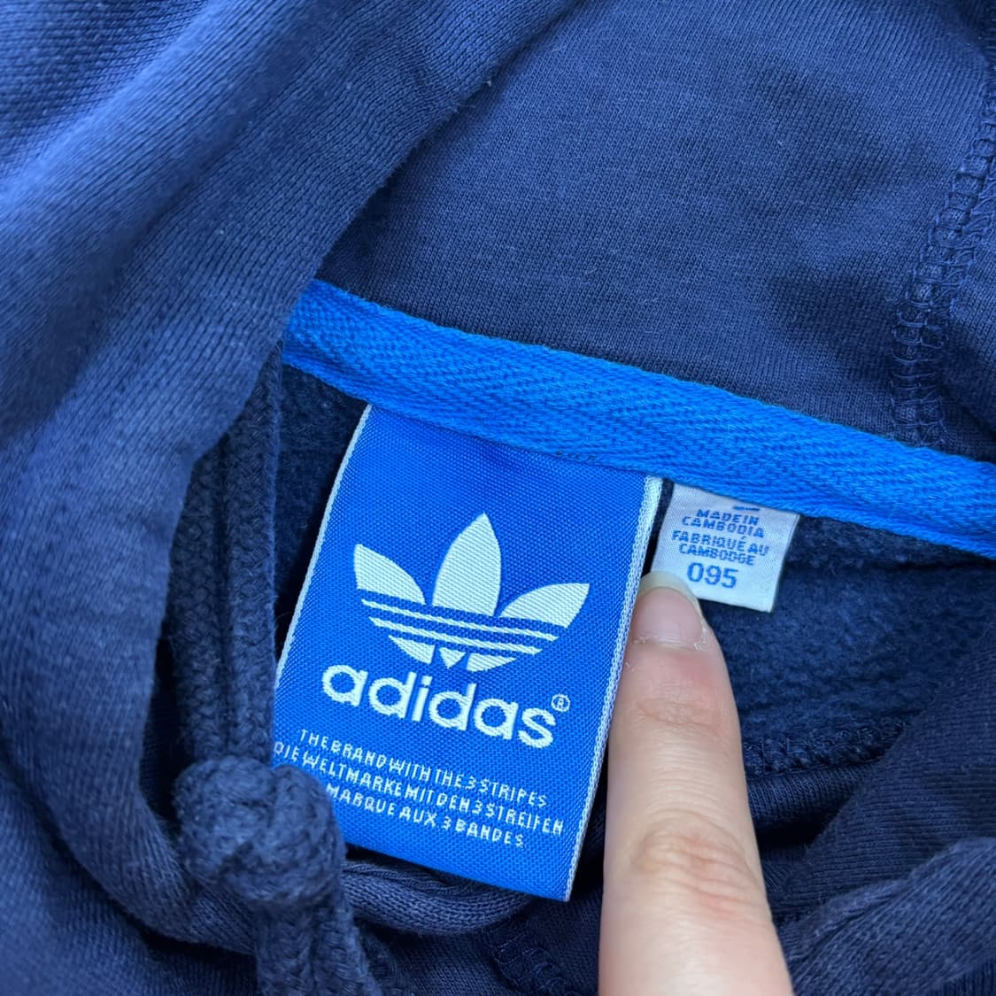 95 아디다스 파이어버드 후드 티셔츠 0331E 상품이미지3