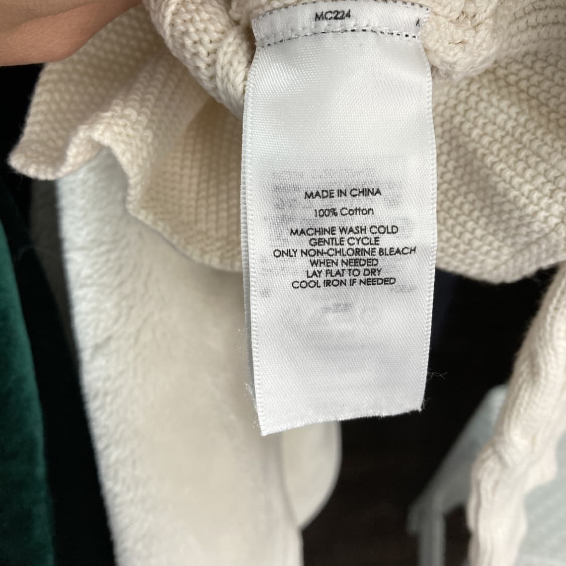 랄프로렌 여아 코튼 니트 프릴 가디건 18M 상품이미지4