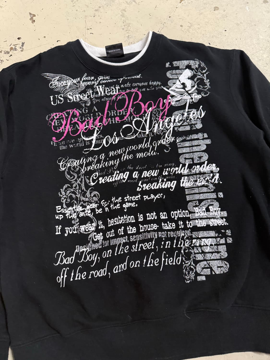 bad boy punk lettering layered mtm 상품이미지5