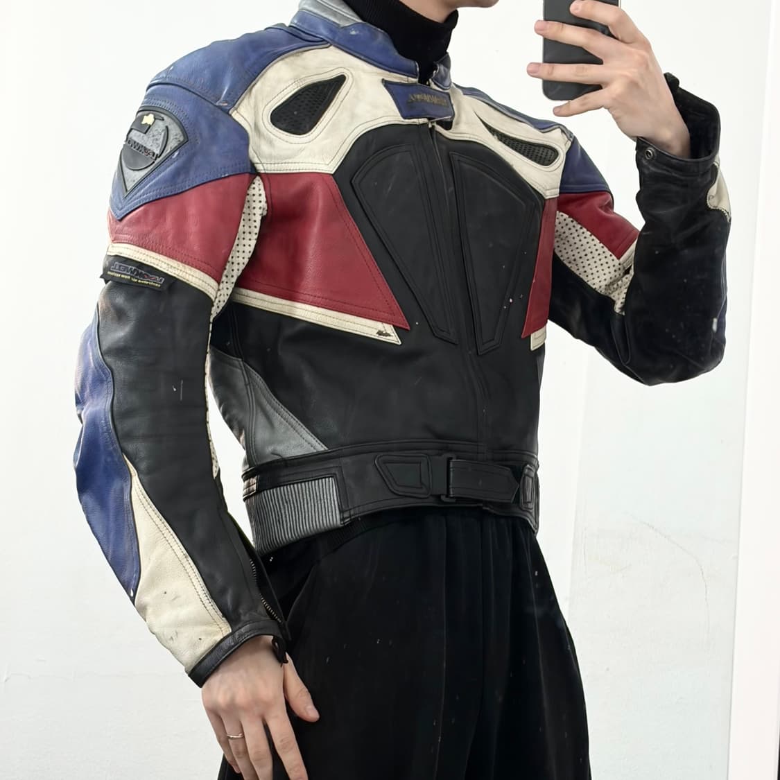 LookWell 소가죽 레이싱 자켓 상품이미지4