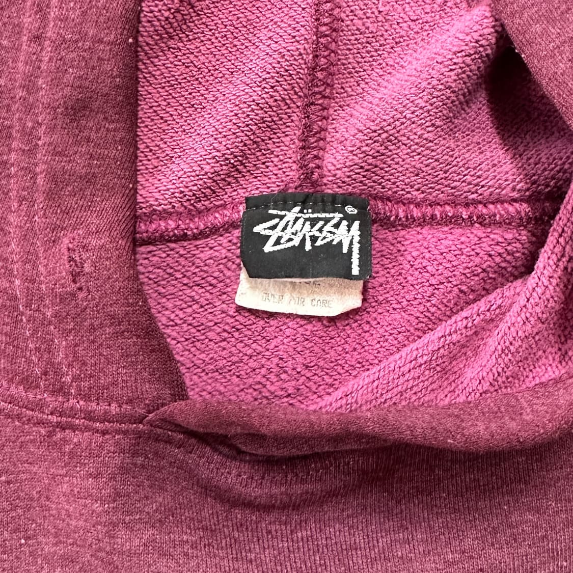 80s USA 올드 스투시 크라운 팻 S 후디 후드티 L 상품이미지9