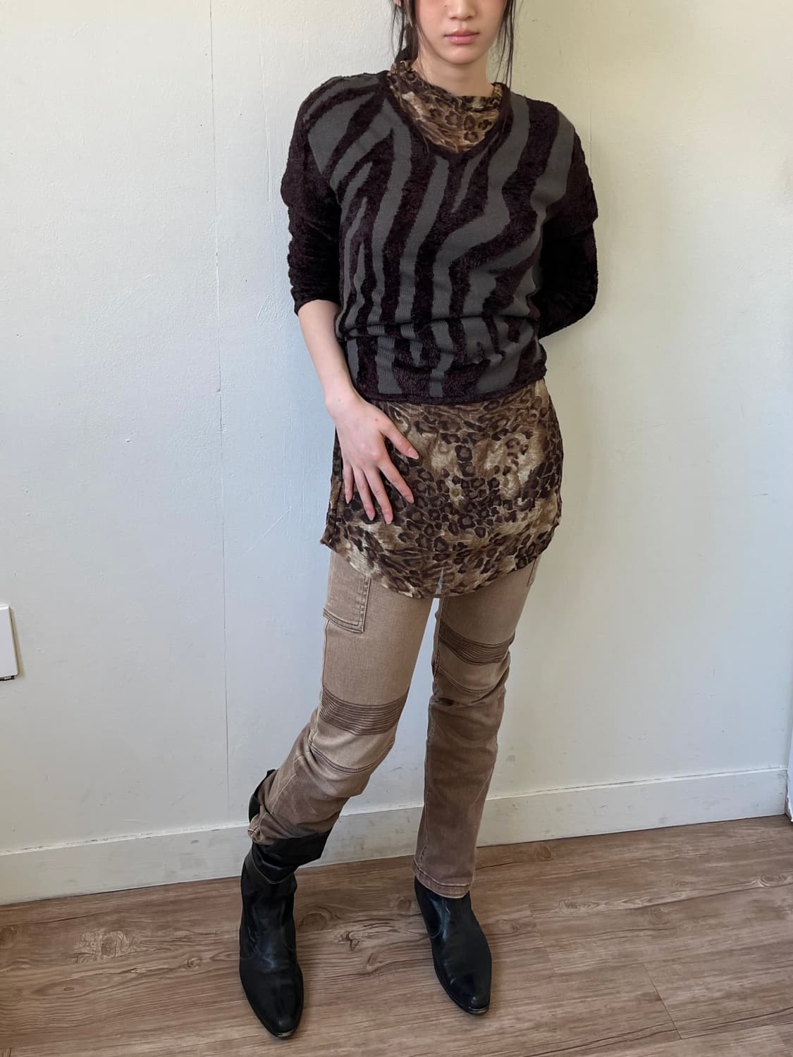 DASIC 지브라 스웨터 상품이미지5