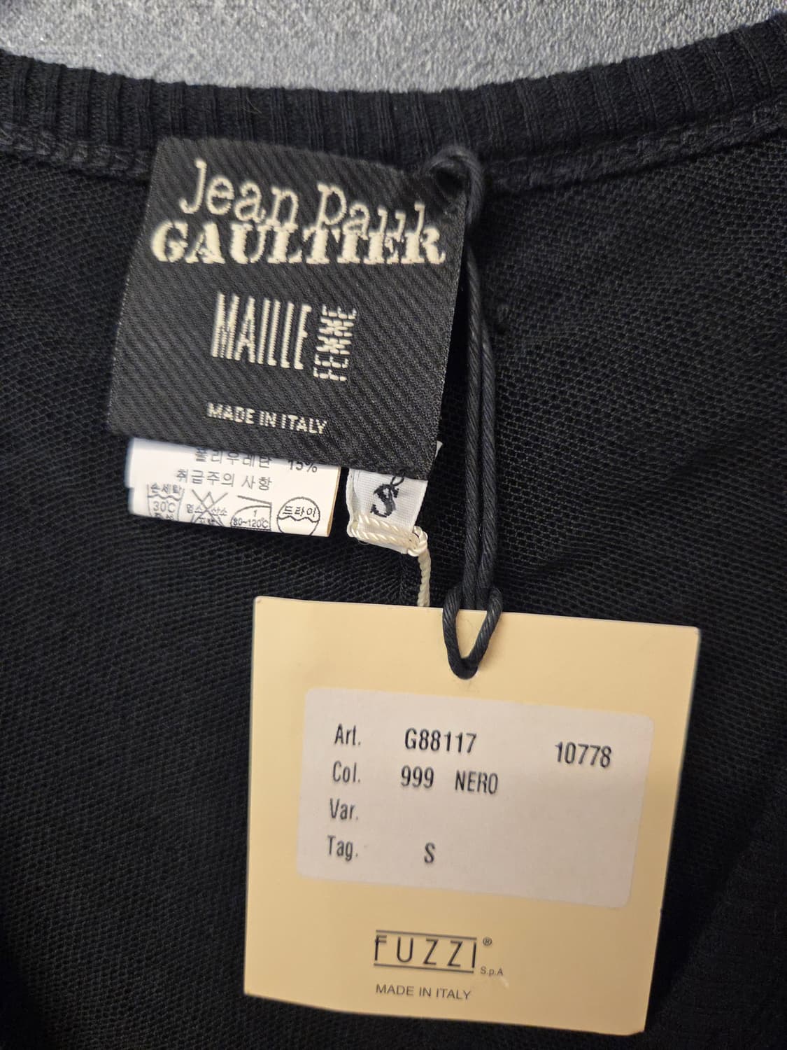 장폴고티에 시스루랩니트 (새상품) 상품이미지10