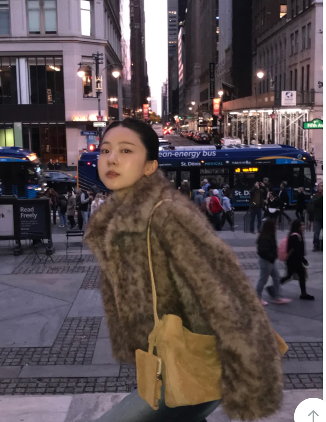 유이니 레오파드 퍼 자켓  상품이미지3