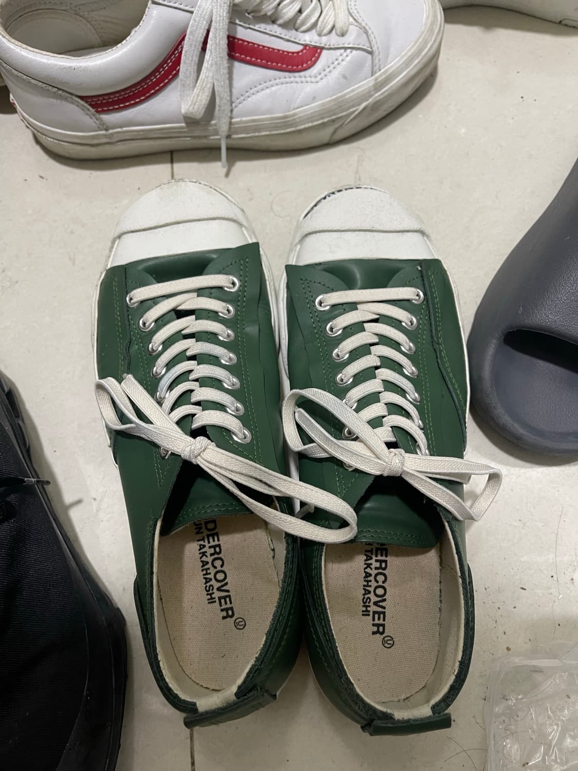 언더커버 JUN TAKAHASHI 그린 스니커즈 L 상품이미지2