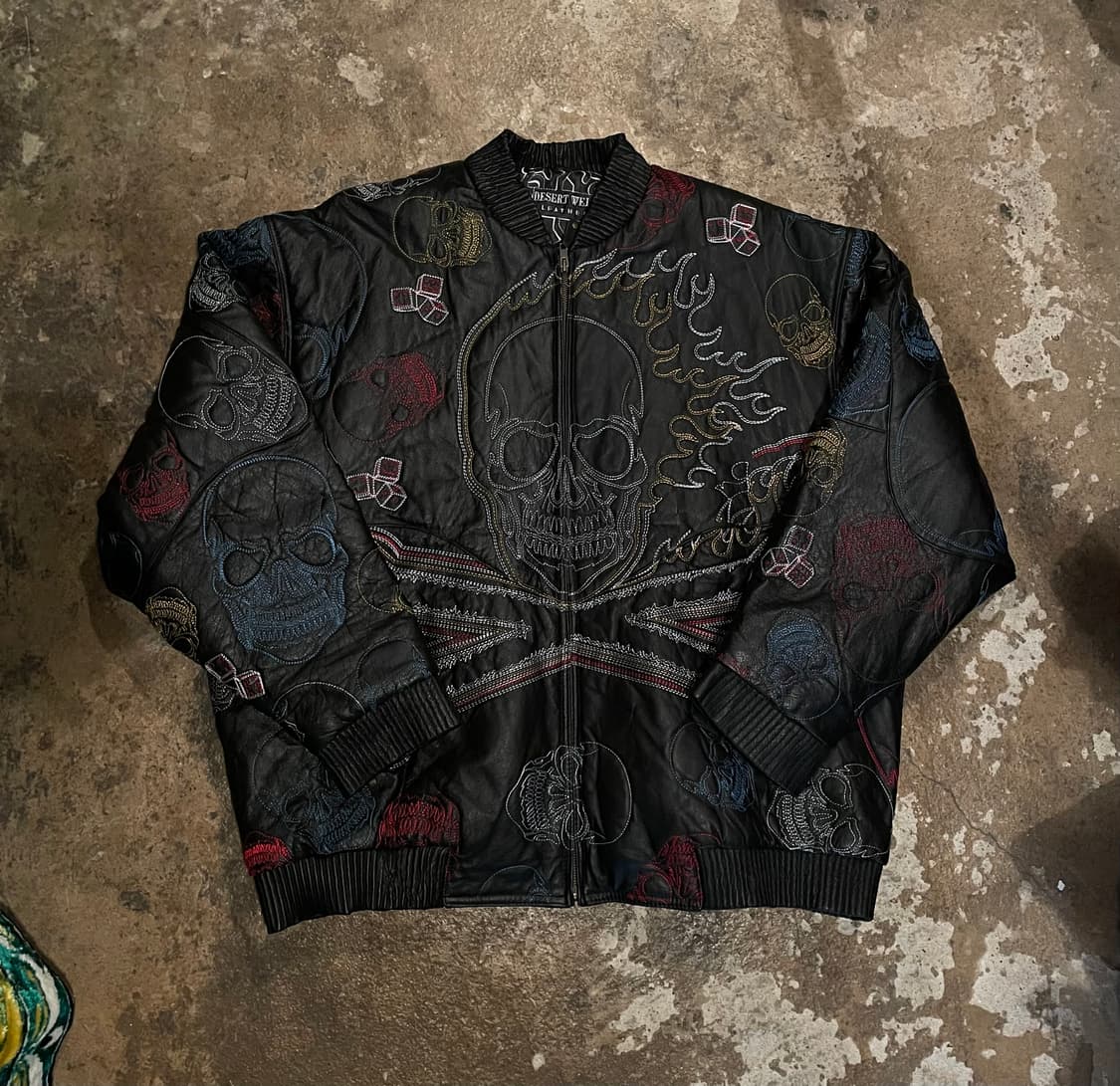Desertwell 스컬 가죽 자켓 (115) 상품이미지1