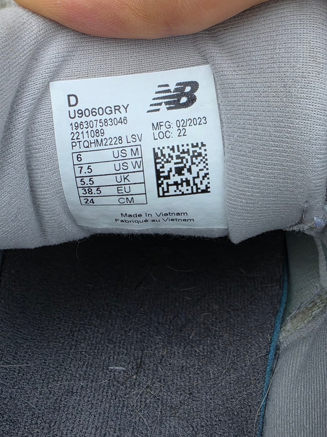 뉴발란스 9060 U9060GRY 그레이 240 상품이미지7