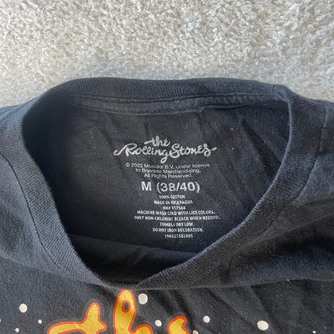 롤링스톤즈 팝아트 오피셜 머천 밴드티셔츠 상품이미지4
