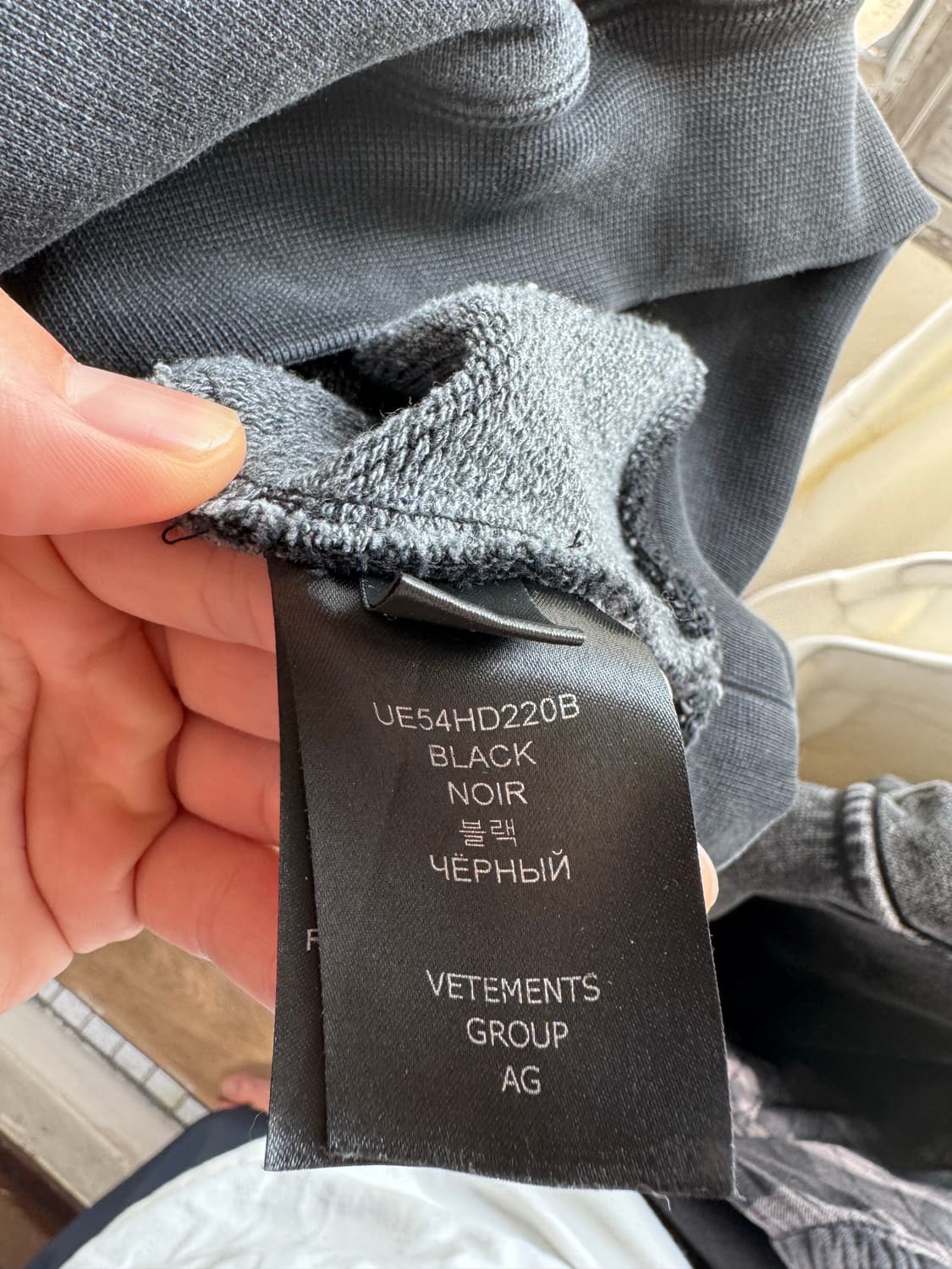 베트멍 로고 오버핏 후드티 상품이미지5