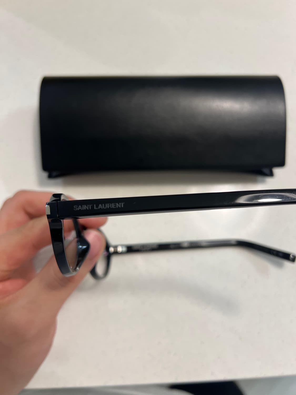 생로랑 오벌 긱시크 뿔테 SL751 상품이미지3