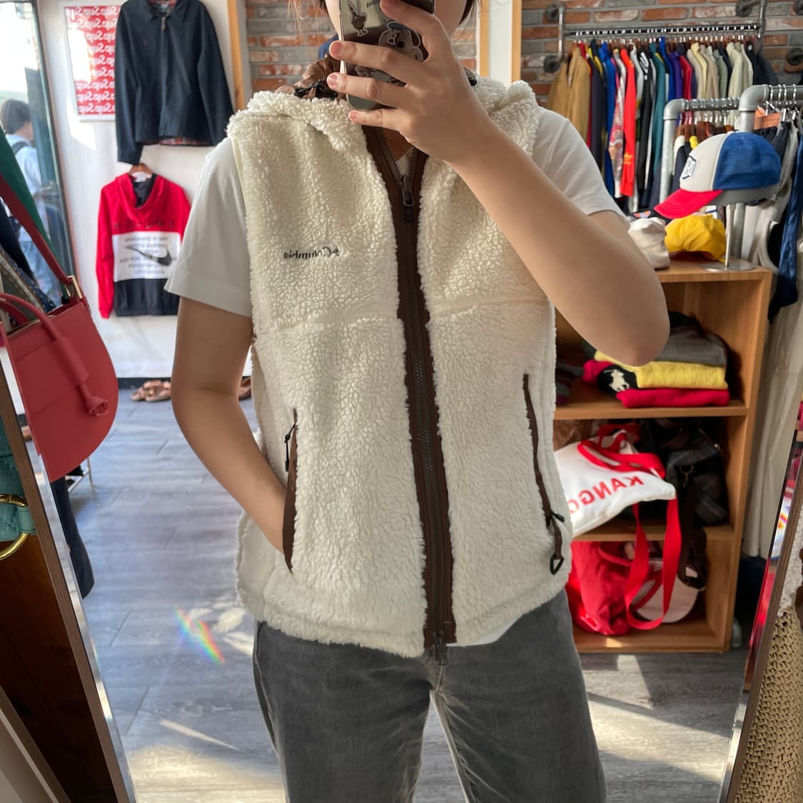 컬럼비아 양면후드조끼 상품이미지8