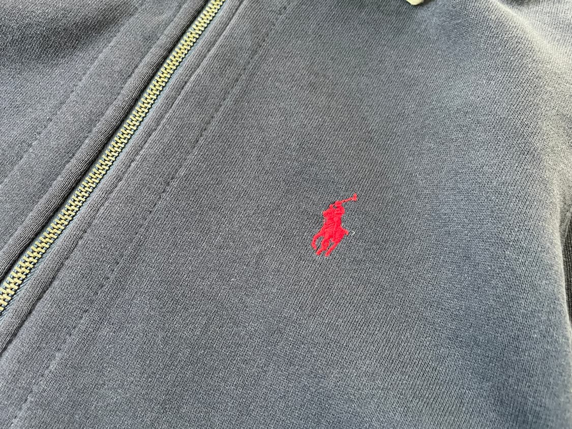 폴로 네이비 체크 후드집업 상품이미지7