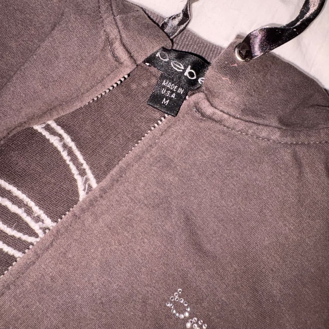 bebe velvet hoodie 상품이미지4