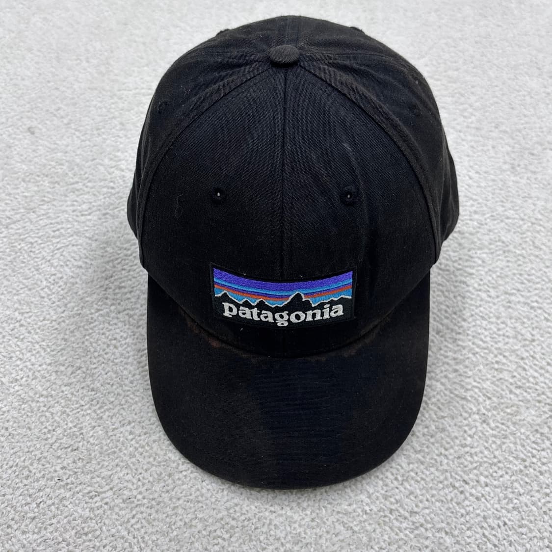 F 파타고니아 블랙 볼캡 (오염확인) 0406E 상품이미지1