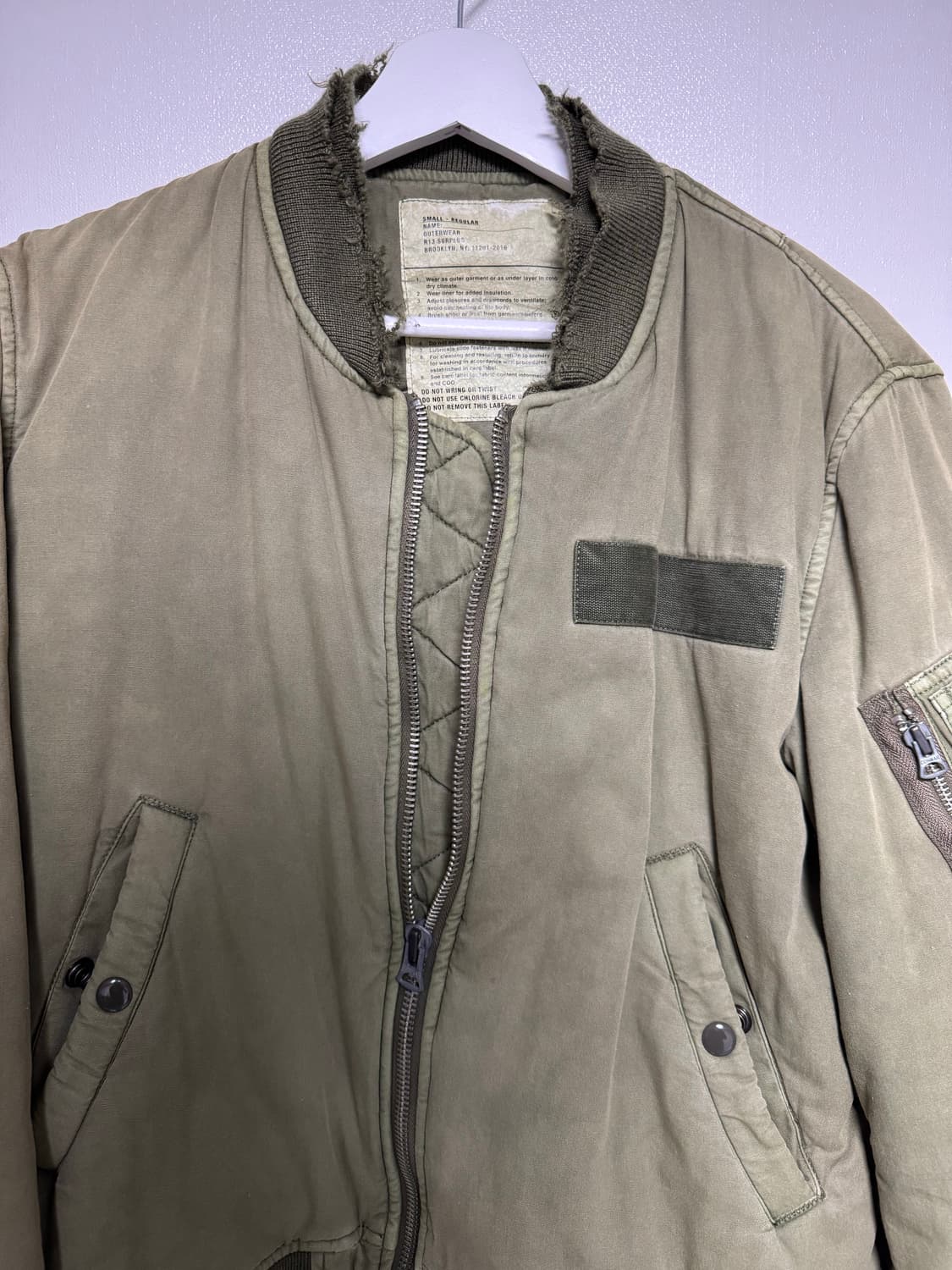 R13 서플러스 디스트로이드 MA-1 상품이미지6