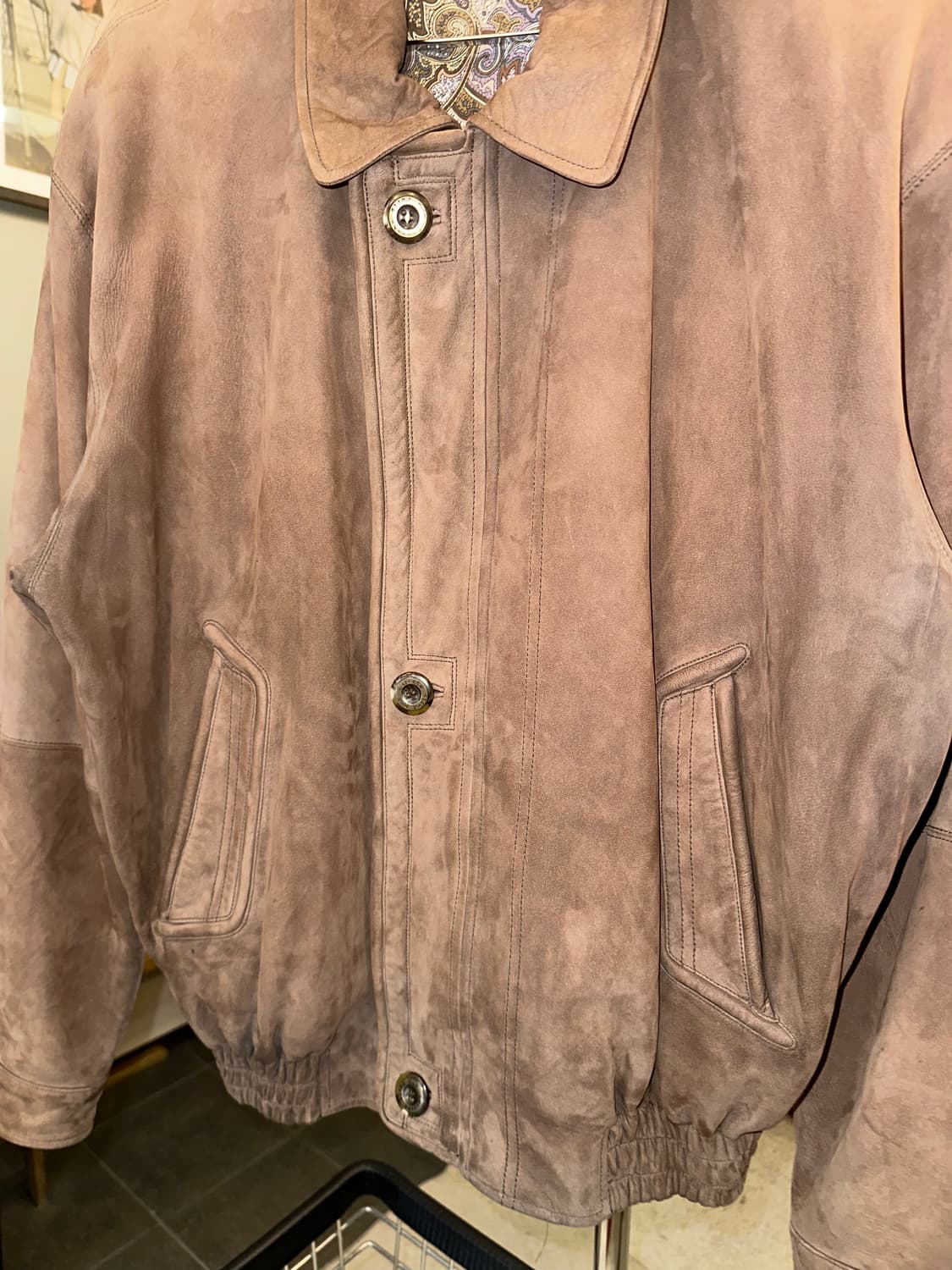 90’s Japanese Shell leather 3-button JK 상품이미지8