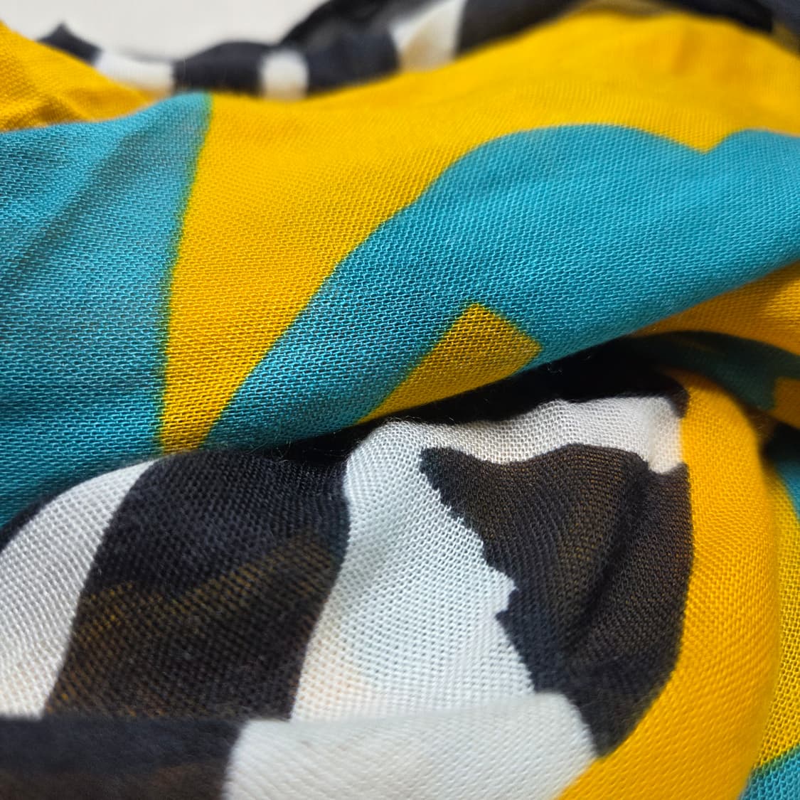 ZARA 아방가르드 추상 패턴 롱 스카프 상품이미지6