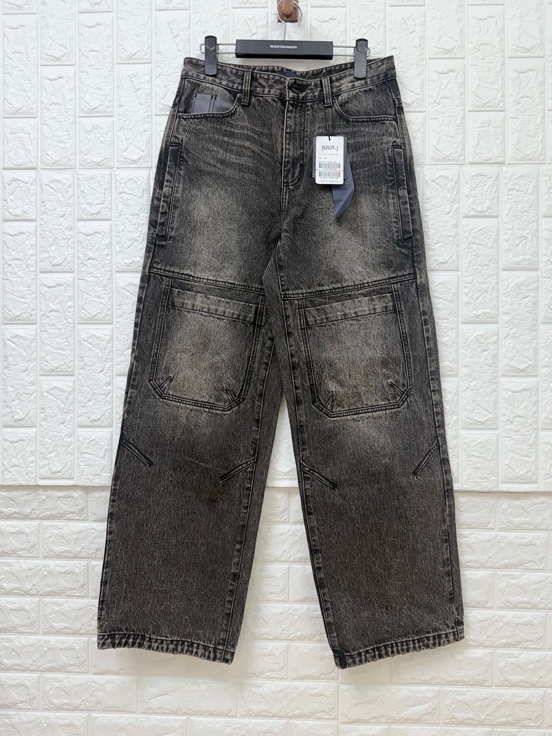 (25ss새상품)준지 워시드데님 포켓 스트레이트 팬츠 (46) 상품이미지1
