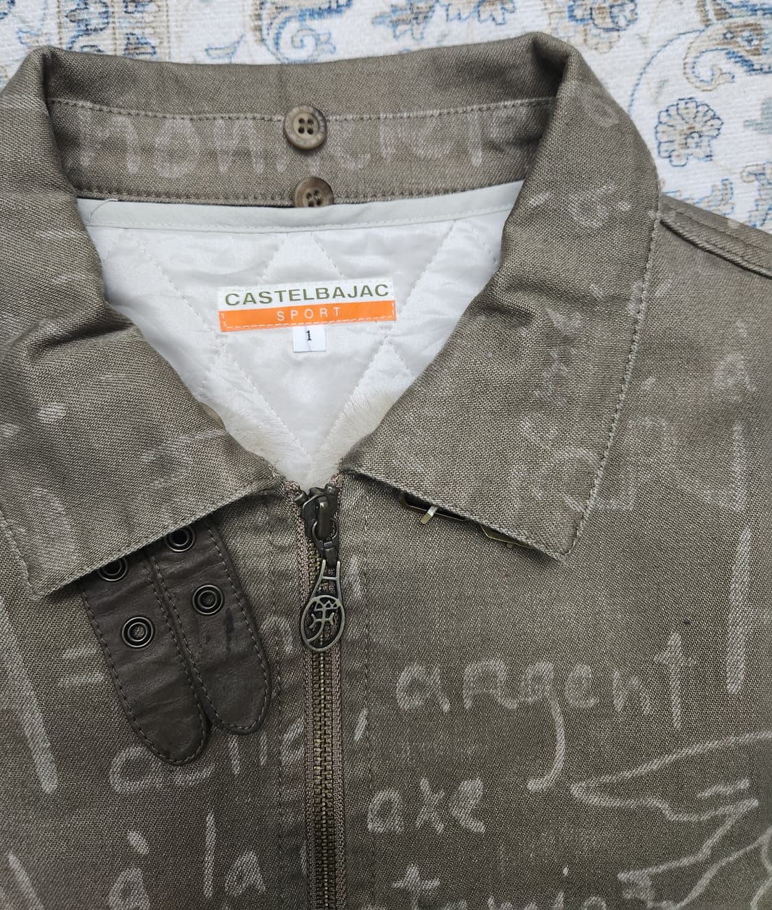 카스텔바작 퍼 트리밍 무스탕 자켓 1사이즈 상품이미지2